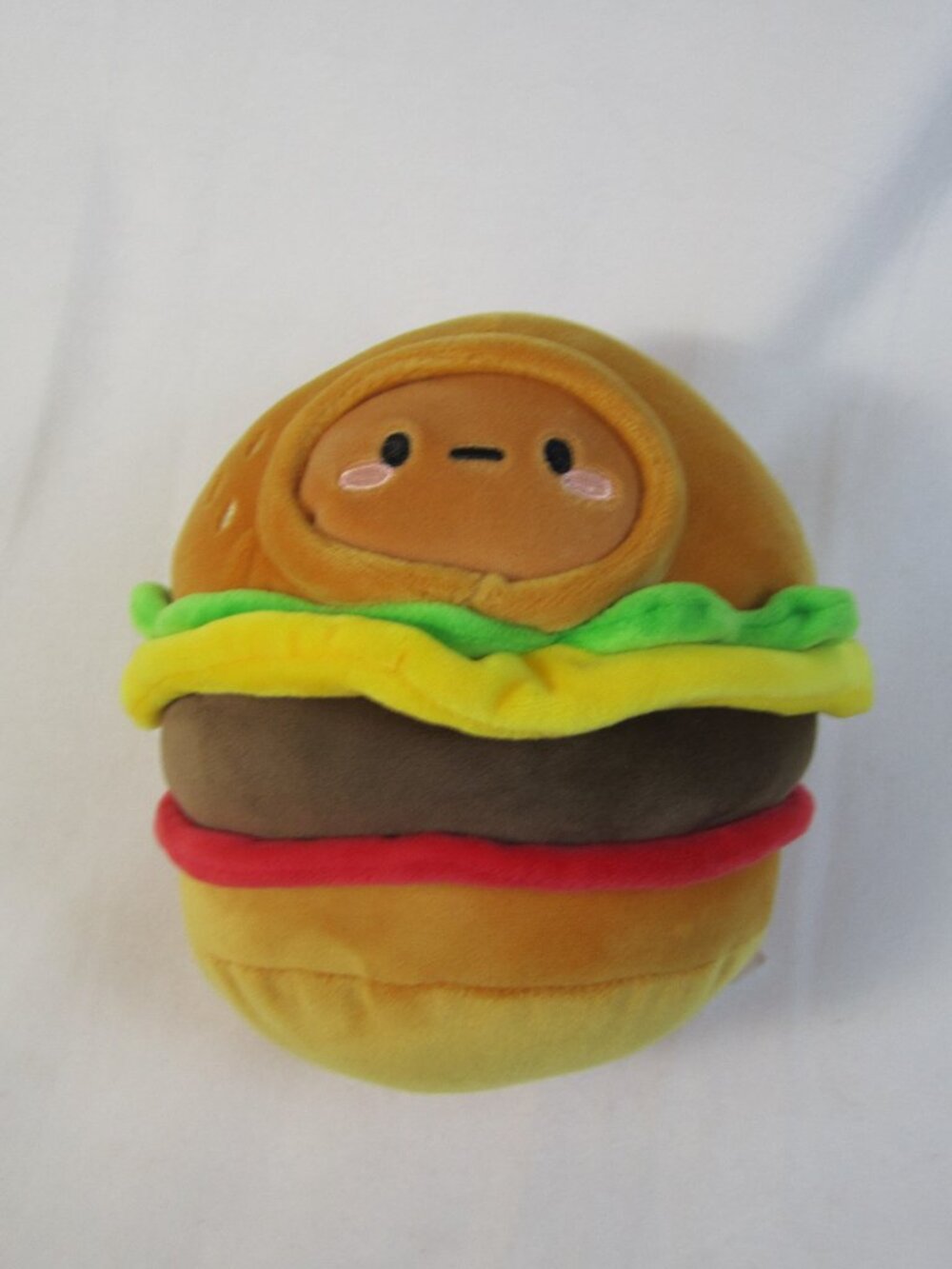 Smoko Tayto's Diner Burger Potato Mini Mochi Plush Stuffed Animal Toy 6"